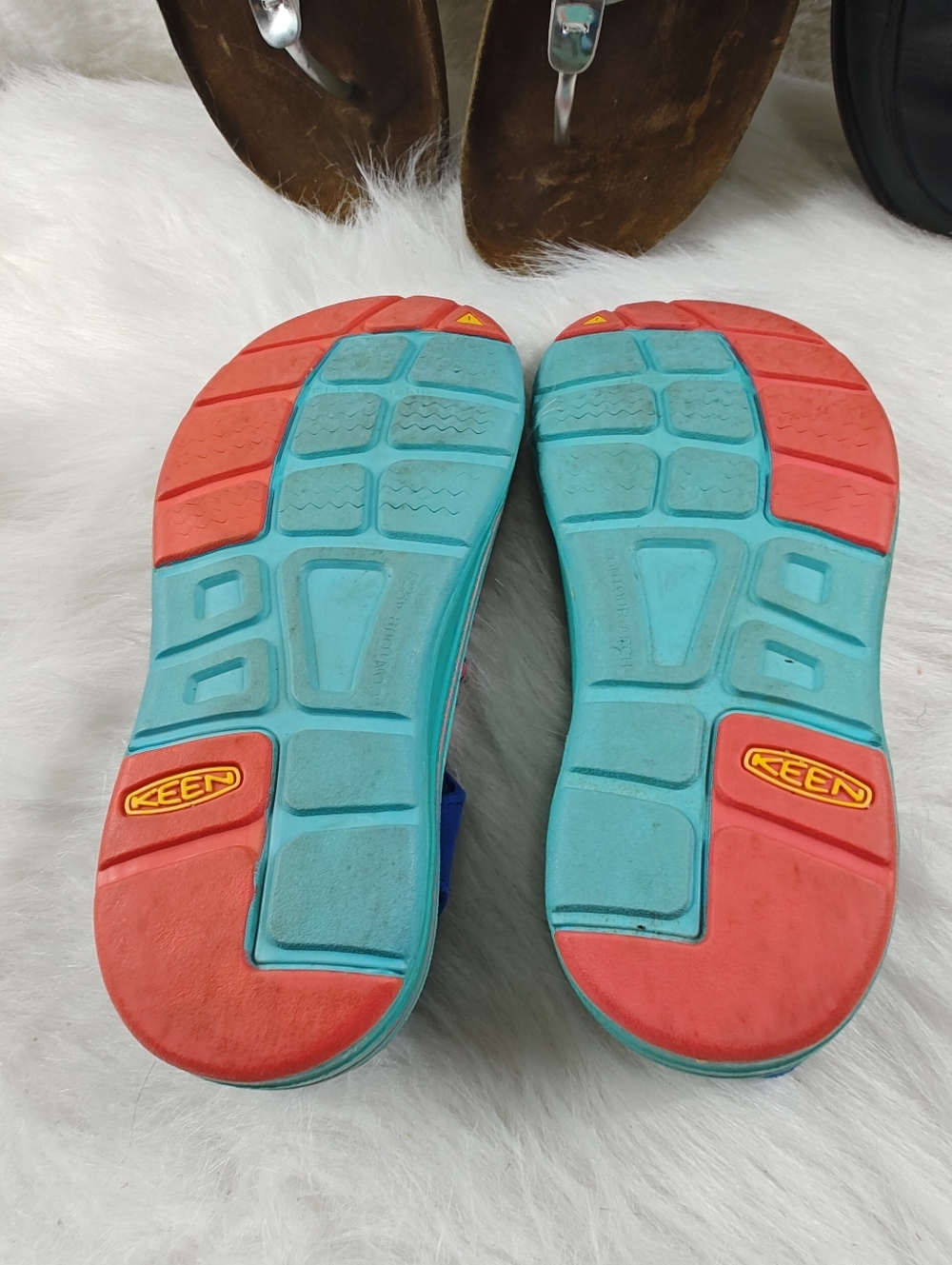 Keen UNEEK Multicolor Water Sandals Women Size 6.5 Braided Cord Comfort Outdoor - Picture 12 of 12